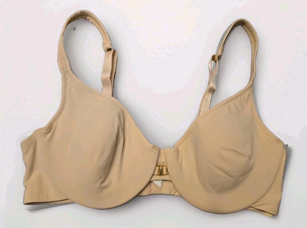 Wacoal At Ease 853308 T-Shirt Bra 36C Beige Sand Underwire Contour Discontinued